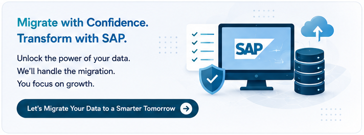 Migrate with confidence. Transform with SAP.